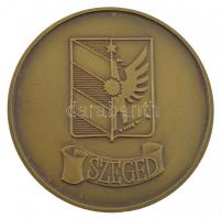DN "Szeged" Kétoldalas bronz emlékérem, egyik oldalán a Szegedi Dóm, a másikon a város cím...