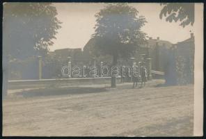 1926 Települések, hidak, 5 db fotó, 12,5×17,5 cm