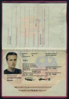 1998-2008 Német szövetségi köztársaság fényképes útlevele magyar személy részére