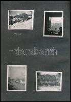 1944 45 db feliratozott fénykép albumlapokon: Rahó, katona, Tiszavölgy, Tiszaköz, orosz húsvét népvi...