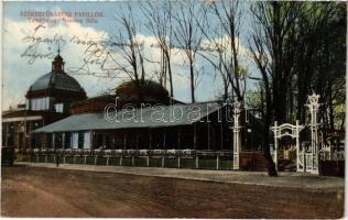 1913 Budapest XIV. Székesfővárosi Pavilon a Városligetben, Nemény Béla vendéglője