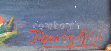 Füzesséry Magda (1894-1975): Őszirózsák, 1931. Olaj, vászon. Jelezve jobbra lent. Hátoldalán autográ...