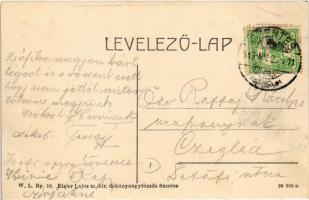 1913 Szentes, Református kör. W.L. Bp. 10. Eisler Lajos kiadása