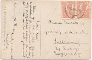 1921 Szatmárnémeti, Satu Mare; Pannonia szálloda, üzlet. Vasúti levelezőlapárusítás 620. / hotel, sh...