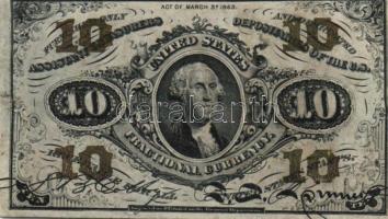 USA 1863(3.kiadás). 10c T:II+