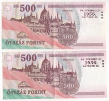 2006. 500Ft "EB" "EC" "A forradalom 50. évfordulója 1956. október 23."...