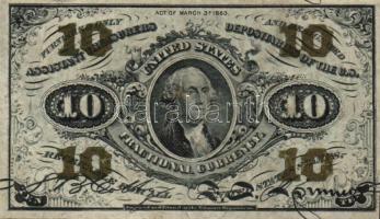 USA 1863(3.kiadás). 10c T:III