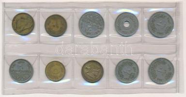 Egyiptom 1958-1992. 10xklf érmetétel T:2-,3 Egypt 1958-1992. 10xdiff coin lot C:VF,F