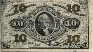 USA 1863(3.kiadás). 10c T:III