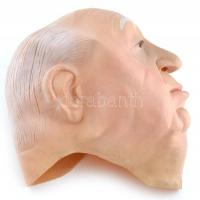 Alfred Hitchcock filmrendezőt mintázó maszk, kaucsuk, 1987-es jelzéssel, jó állapotban / Alfred Hitc...