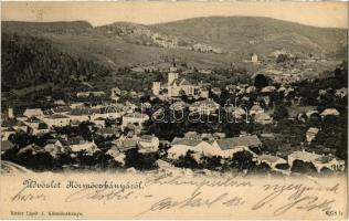 1900 Körmöcbánya, Kremnitz, Kremnica; Ritter Lipót J.