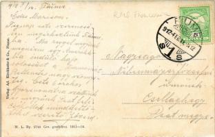 1912 Fiume, Rijeka; Porto / kikötő, gőzhajók / port with ships. W.L. Bp. 2710. 1911-14. Ad. Kirchhof...