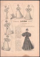 1893-1895 Divatszalon 2 száma. Illusztrált borítókkal, szakadozottak