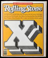 1987 Rolling Stone, The Twentieth Anniversary. Interviews with Bob Dylan, Bruce Springsteen, Paul McCartney, Mick Jagger, etc. Issue 512. Angol nyelven, számos fotóval illusztrálva, hirdetésekkel. Kiadói papírkötésben.