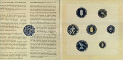 2008. 1Ft-100Ft 7klf db + Mátyás denár Ag fantáziaverete "Reneszánsz emlékév" szettben T:P...