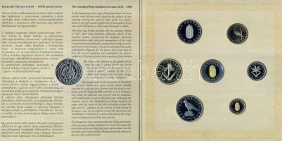 2008. 1Ft-100Ft 7klf db + Mátyás denár Ag fantáziaverete "Reneszánsz emlékév" szettben T:P...