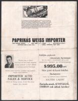 1969 Karády Katalin hangversenye. New York, Hunter College Assembly Hall, foltos, hajtott, 2 sztl. l...