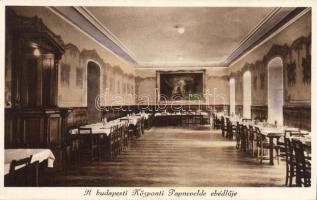 Budapest papnevelde ebédlő