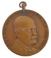 1968. Semmelweis Ignácz Fülöp 1818-1865 / Septimana Solemnis Semmelweis Budapest 1968 kétoldalas bronz emlékérem füllel (30,5mm) T:1- ph