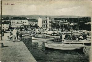 1914 Crikvenica, Cirkvenica; kikötő, csónakok / port, boats
