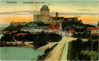 1911 Esztergom, Főszékesegyház prímási palota. Buzárovits Gusztáv kiadása (EK)
