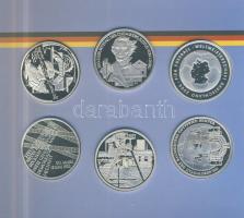 Németország 2003. 10€ Ag 6db klf emlékpénz, szettben T:PP