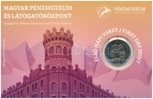 2022. 100Ft Magyar Pénzmúzeum és Látogatóközpont első napi veret sorszámozott emléklapon 05630 T:1