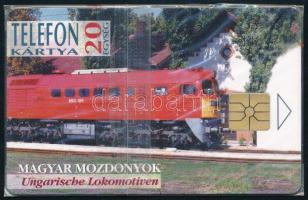 1995 Magyar mozdonyok. Használatlan telefonkártya, bontatlan csomagolásban. Csak 4000 pld!