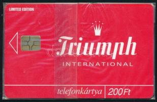 1998 Triumph használatlan telefonkártya, bontatlan csomagolásban. Csak 4500 db!