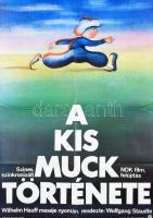 A kis Muck története, NDK film plakát, hajtott, 82×58 cm