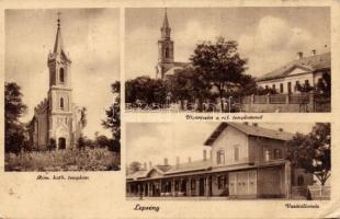 Lepsény vasútállomással (Ek)