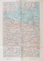 cca 1915 Starokonstanikow és környékének térképe, 1:200.000, Wien, K. u. K. Militärgeographisches Institut, 62x43 cm
