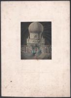 Galambos Margit (?-?): Art deco illusztráció, 1925-30 körül. Ceruza, papír, kartonra kasírozva, jele...