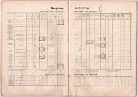 cca 1940 Tungsram rádiócső katalógus 40 p. Kijáró lapok