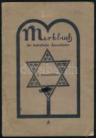 cca 1930 Héber nyelvtanuló füzet