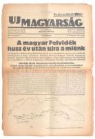 1938 Uj Magyarság. Szerk.: Milotay István. V. évf. 249. szám, 1938. nov. 3. "A magyar Felvidék husz év után ujra a miénk", szakadt, 14 p.