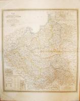 1839 C. F. Weiland német térképkészítő: Porosz állam / Prussian state map 70x54 cm