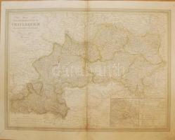 1839 C. F. Weiland német térképkészítő: Ausztria / Austria map 70x54 cm
