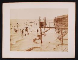 cca 1890 Velence építészete és műalkotásai 71 db nagyméretű, aranyozott szélű fotó-tábla (hozzá 10 ü...