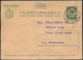 Pándy Kálmán (1868-1945) orvos ideggyógyász levelezése, 1 db levelezőlap