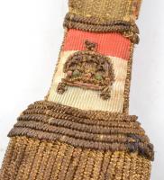 cca 1940 Tiszti kardbojt Beregfy Károly (1888-1946), a Szálasi kormány később kivégzett hadügyminisz...