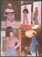 cca 1970 Armuth Iván (1929-1992) 12 db divatfotója, a hátoldalak pecsétekkel jelzettek, 17x13 cm