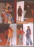 cca 1970 Armuth Iván (1929-1992) 12 db divatfotója, a hátoldalak pecsétekkel jelzettek, 17x13 cm