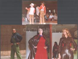 cca 1970 Armuth Iván (1929-1992) 12 db divatfotója, a hátoldalak pecsétekkel jelzettek, 17x13 cm