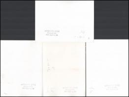 cca 1970 Armuth Iván (1929-1992) 12 db divatfotója, a hátoldalak pecsétekkel jelzettek, 17x13 cm