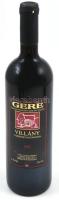 1998 Gere villányi Cabernet Sauvignon, bontatlan palack száraz vörösbor,13 %, pincében szakszerűen tárolt, 0,75 l.