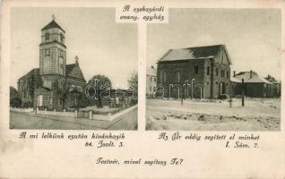 Szekszárd az evangélikus templom építése