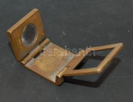 Agfa repro jelzéssel ellátott kis hordozható háromrészes nagyító ép lencsével