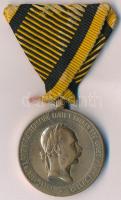 1873. Hadiérem bronz katonai érdemérem eredeti mellszalaggal T:3  Hungary 1873. Military Medal bronze medal with orignal ribbon C:F NMK 231.
