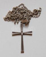 Szolid ezüst nyaklánc kereszttel / silver necklace with a cross